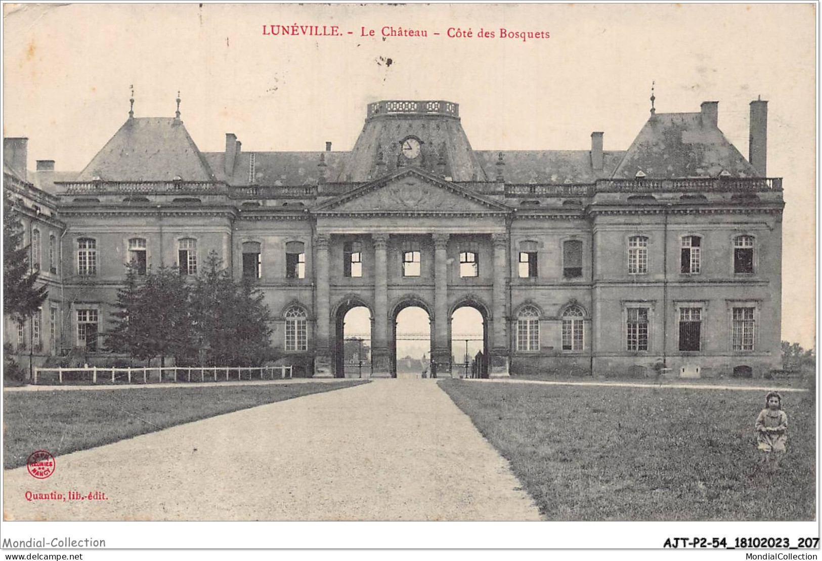 AJTP2-54-0242 - LUNEVILLE - Le Chateau - Coté Des Bosquets   - Luneville