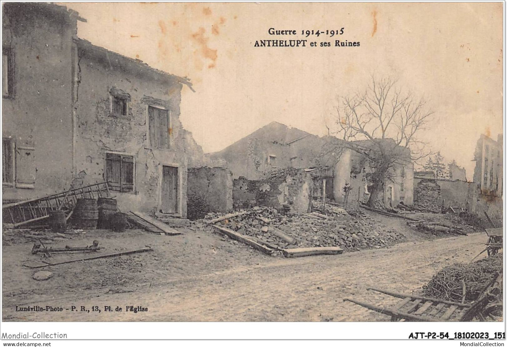 AJTP2-54-0214 - LUNEVILLE - Anthelupt Et Ses Ruines  - Luneville