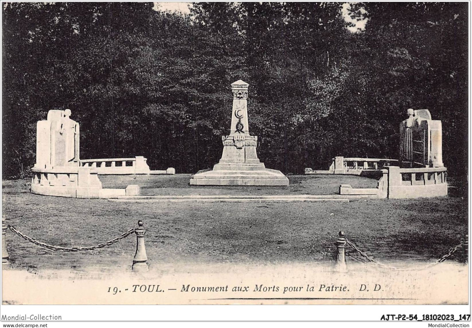 AJTP2-54-0212 - TOUL - Monument Aux Morts Pour La Patrie  - Toul