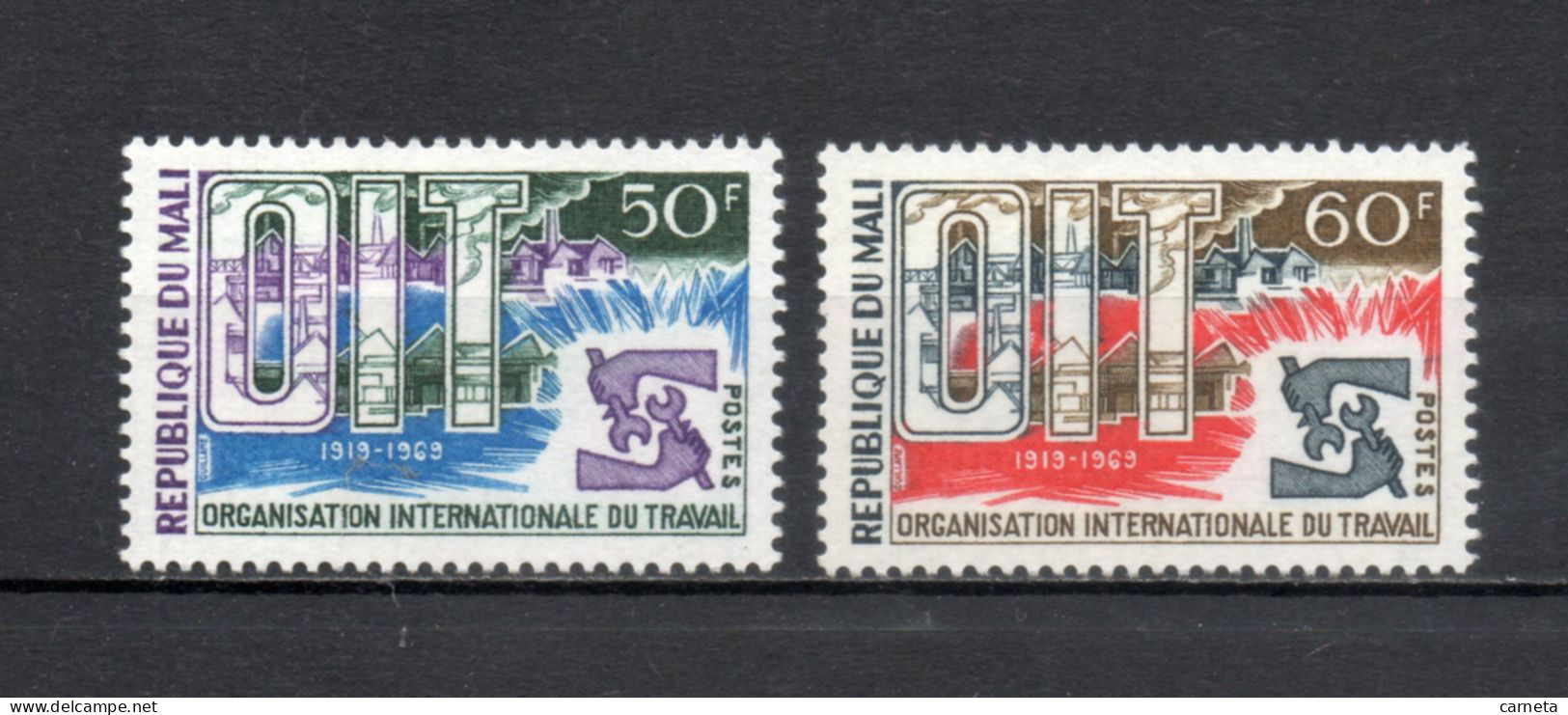 MALI  N° 116 + 117   NEUFS SANS CHARNIERE  COTE 2.00€    TRAVAIL OIT - Mali (1959-...)