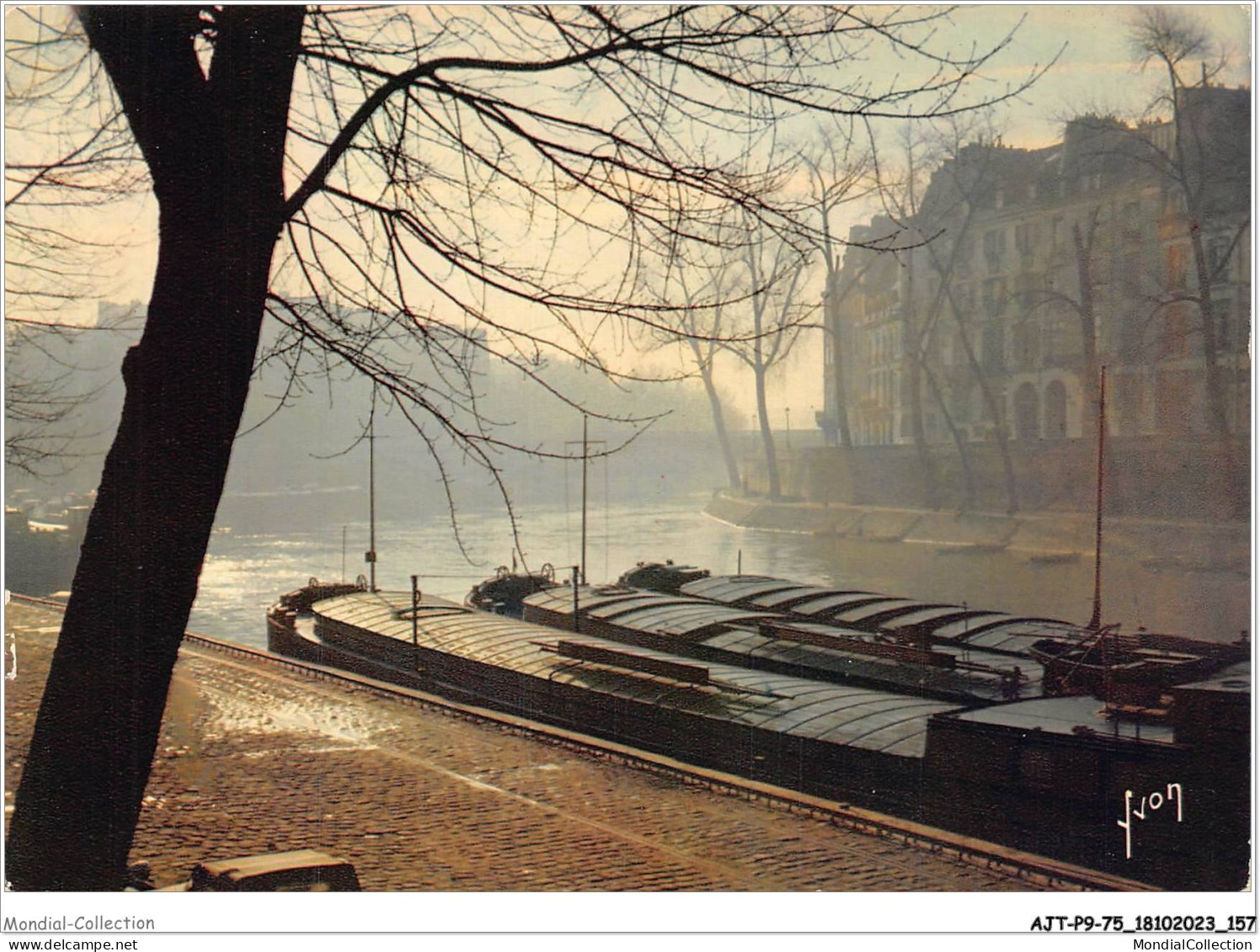 AJTP9-75-0999 - PARIS - Les Bords De La Seine Et L'ile Saint-louis  - Multi-vues, Vues Panoramiques