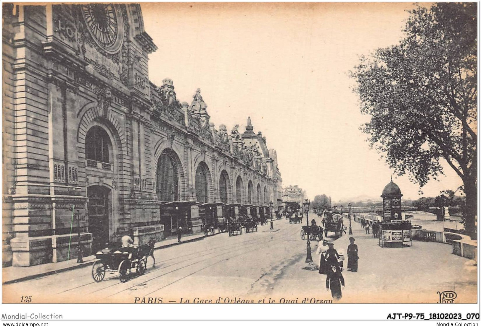 AJTP9-75-0956 - PARIS - La Gare D'orléans Et Le Quai D'orsay - Pariser Métro, Bahnhöfe