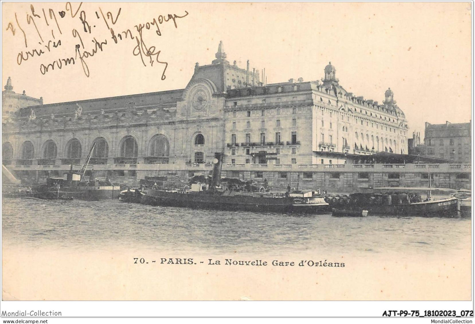 AJTP9-75-0957 - PARIS - La Nouvelle Gare D'orléans - Pariser Métro, Bahnhöfe