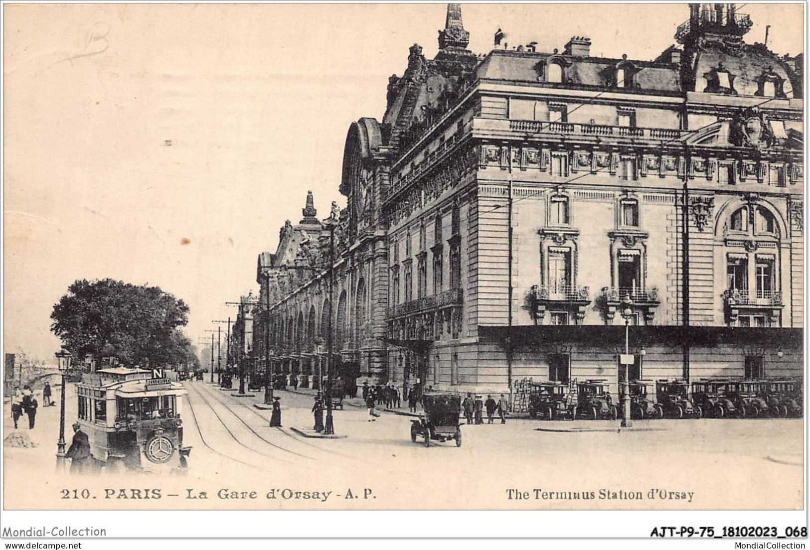 AJTP9-75-0955 - PARIS - La Gare D'orsay - Stations, Underground