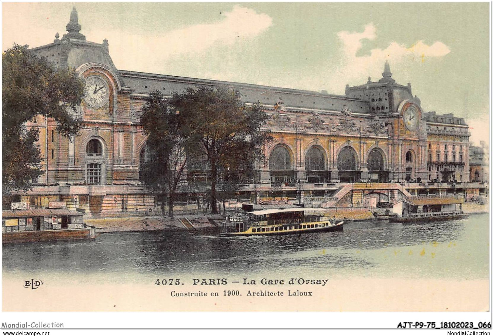 AJTP9-75-0954 - PARIS - La Gare D'orsay - Stations, Underground