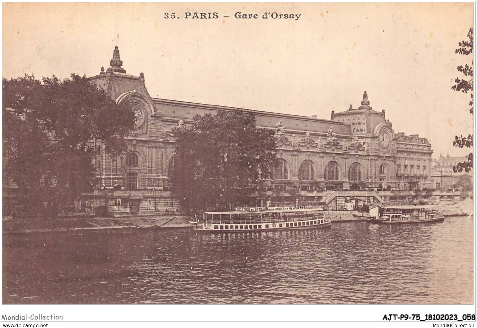 AJTP9-75-0950 - PARIS - Gare D'orsay - Metro, Stations