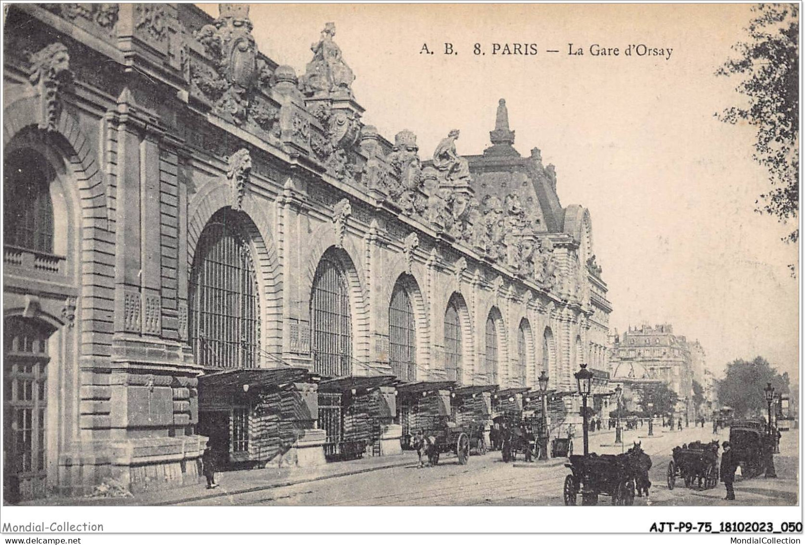 AJTP9-75-0946 - PARIS - La Gare D'orsay - Stations, Underground