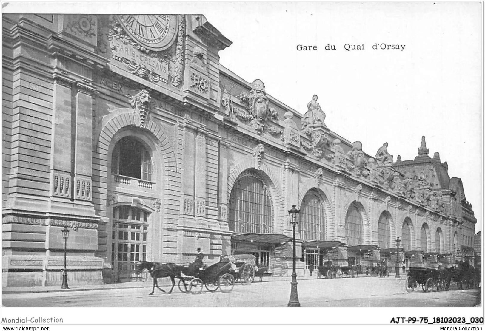 AJTP9-75-0936 - PARIS - La Gare Du Quai D'orsay - Stations, Underground