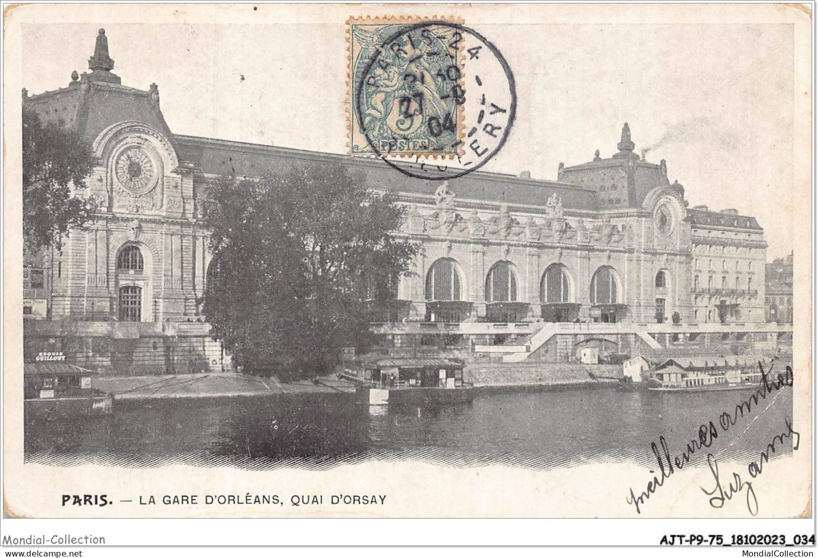 AJTP9-75-0938 - PARIS - La Gare D'orléans, Quai D'orsay - Pariser Métro, Bahnhöfe