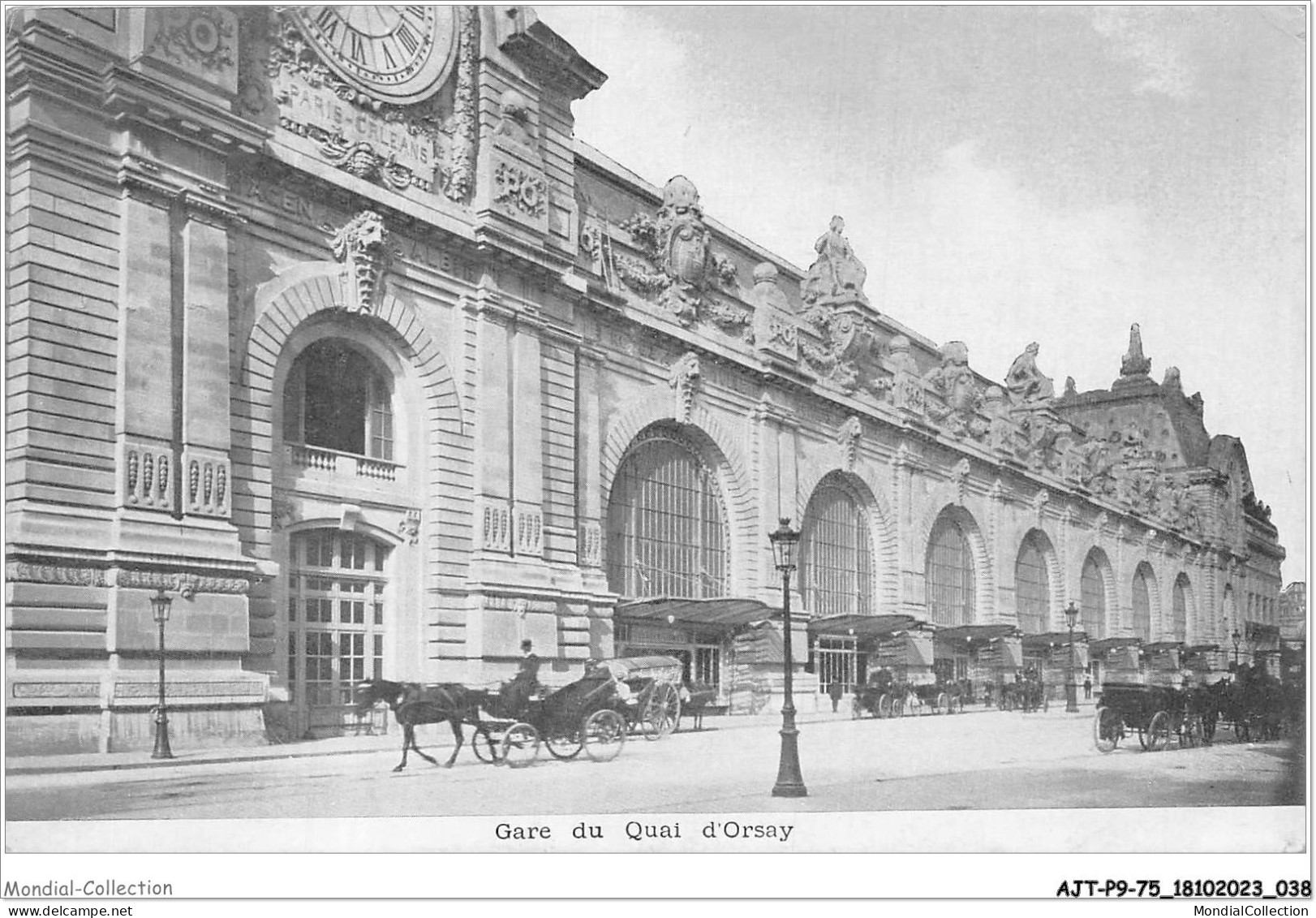 AJTP9-75-0940 - PARIS - La Gare Du Quai D'orsay - Stations, Underground