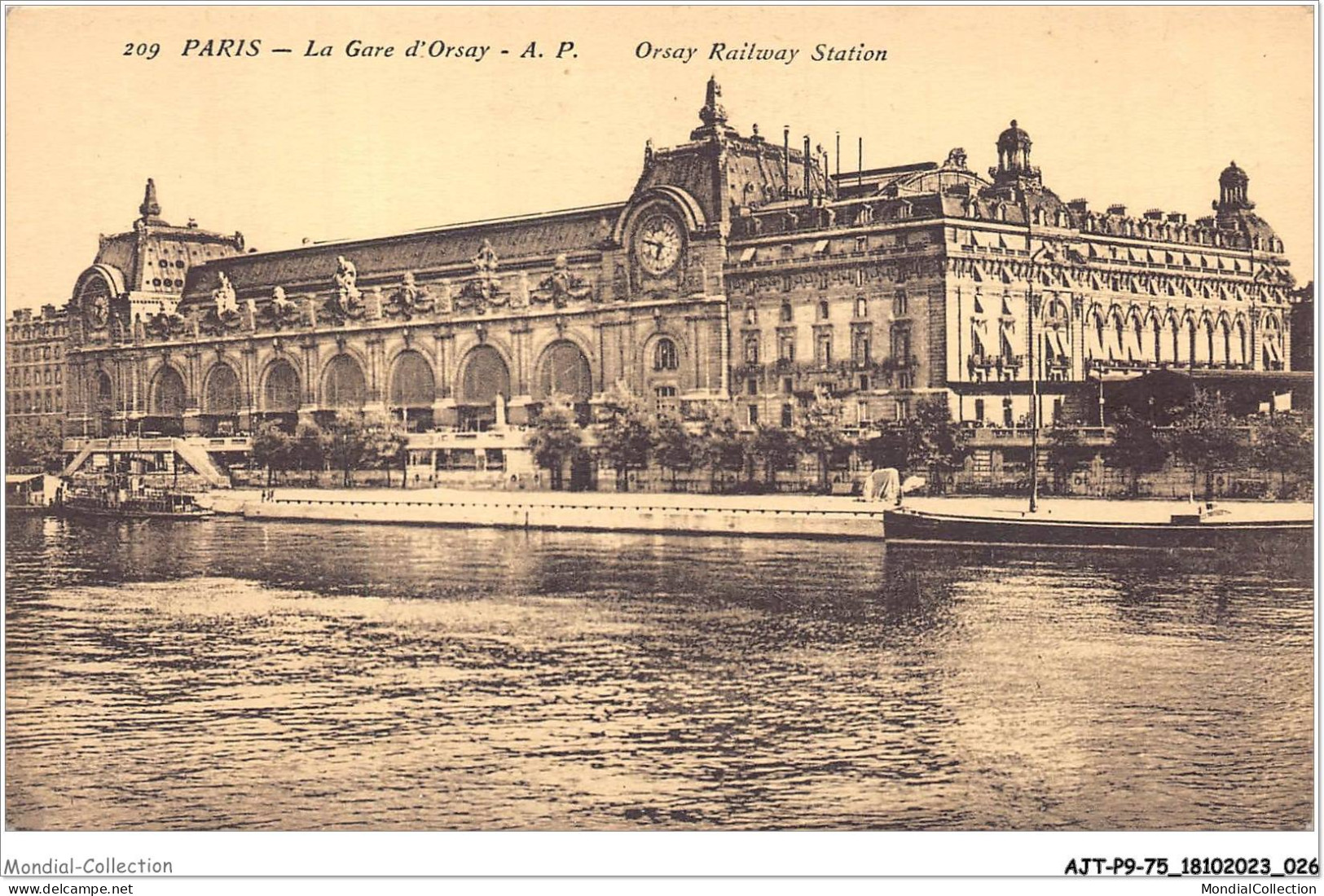 AJTP9-75-0934 - PARIS - La Gare D'orsay - Metro, Estaciones