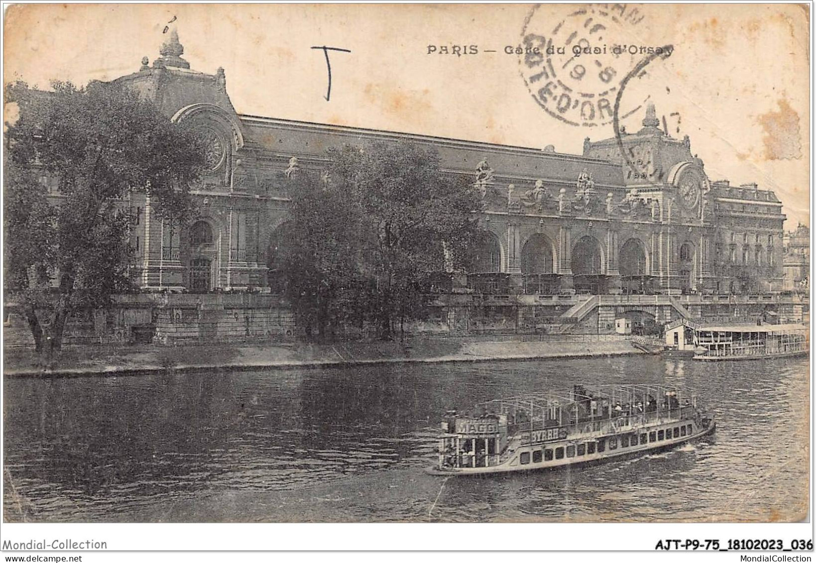 AJTP9-75-0939 - PARIS - La Gare Du Quai D'orsay - Pariser Métro, Bahnhöfe