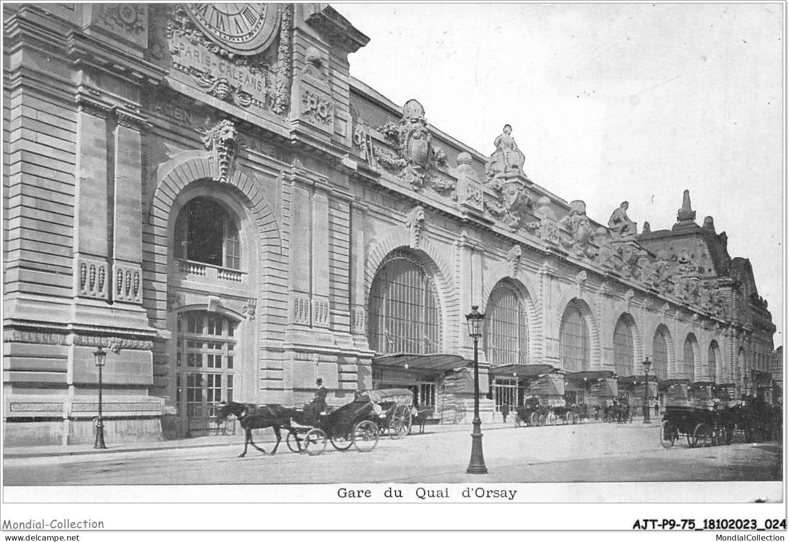 AJTP9-75-0933 - PARIS - La Gare Du Quai D'orsay - Stations, Underground
