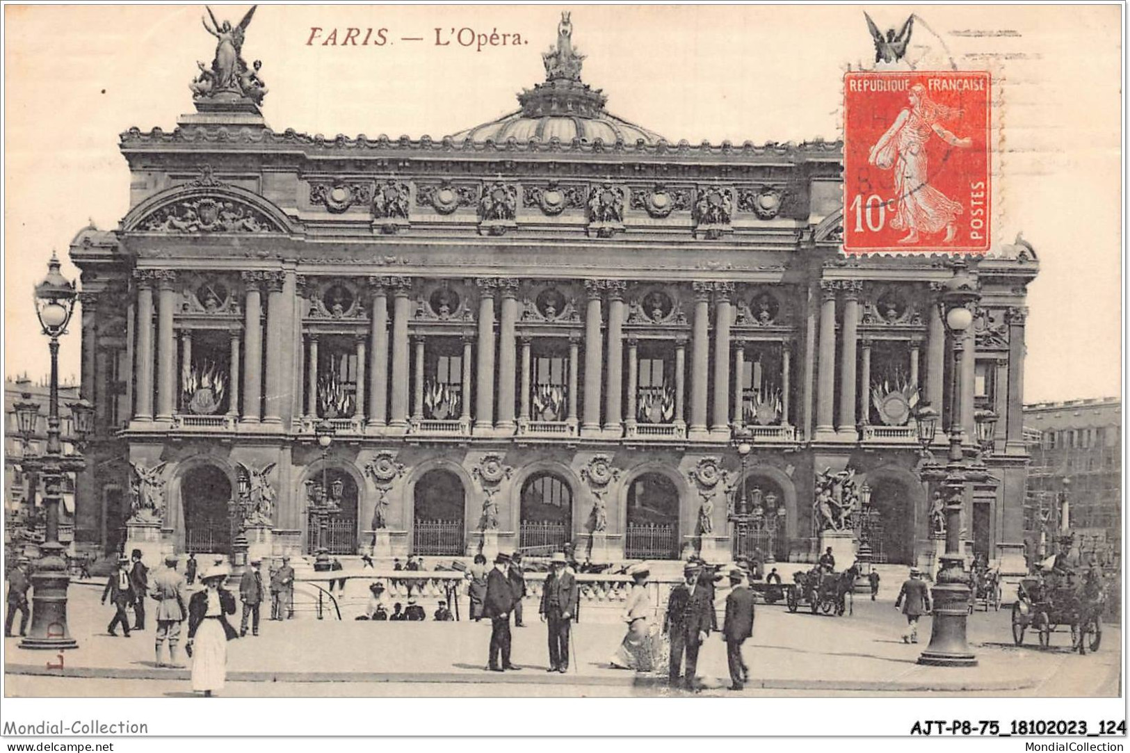 AJTP8-75-0880 - PARIS - Place De L'opéra - Squares