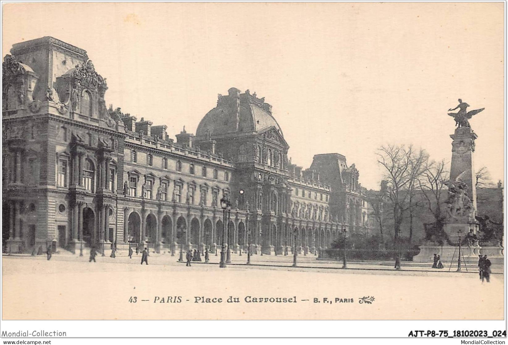 AJTP8-75-0831 - PARIS - Place Du Carrousel - Squares