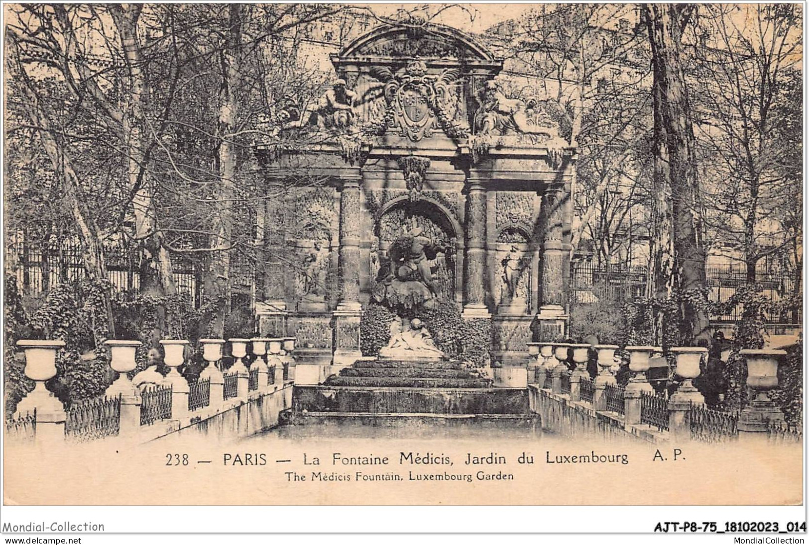 AJTP8-75-0826 - PARIS - La Fontaine Medicis, Jardin Du Luxembourg - Multi-vues, Vues Panoramiques