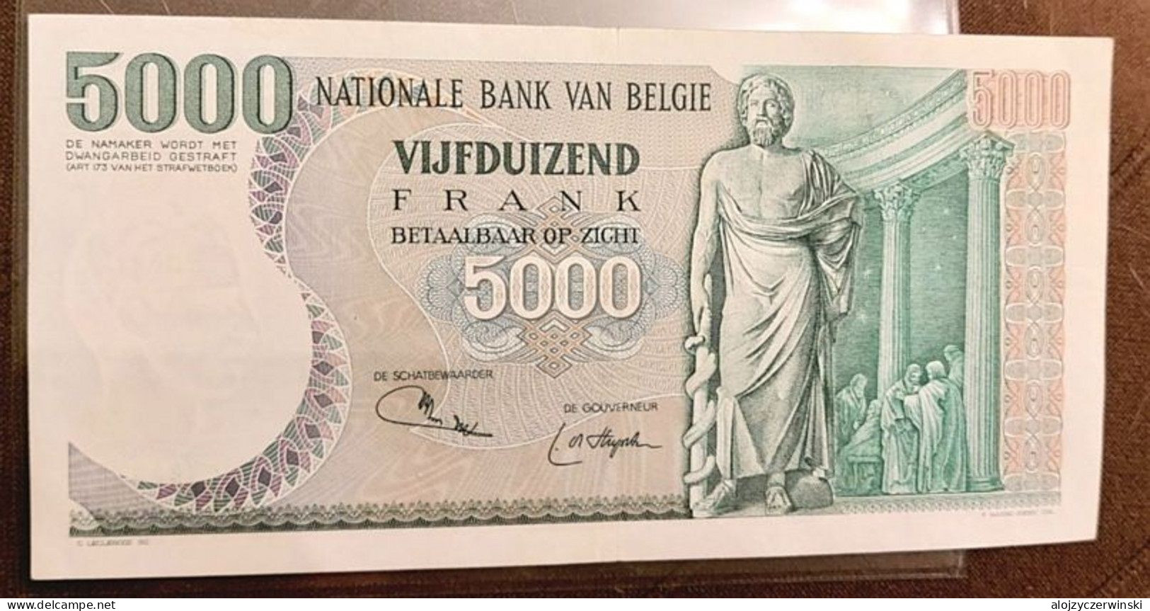Belgie - 5000 Fr - 24/04/1975 - 5000 Francs