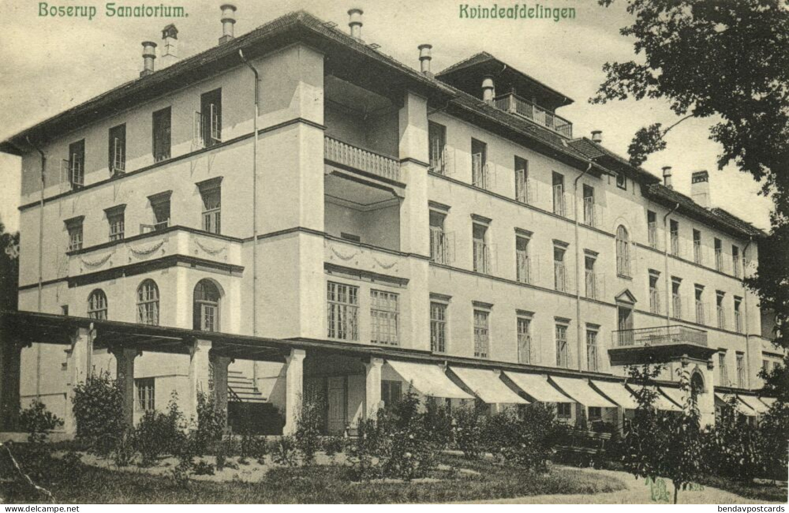 Denmark, FLENSBORG, Boserup Sanatorium, Kvindeafdelingen (1910s) Postcard - Denmark