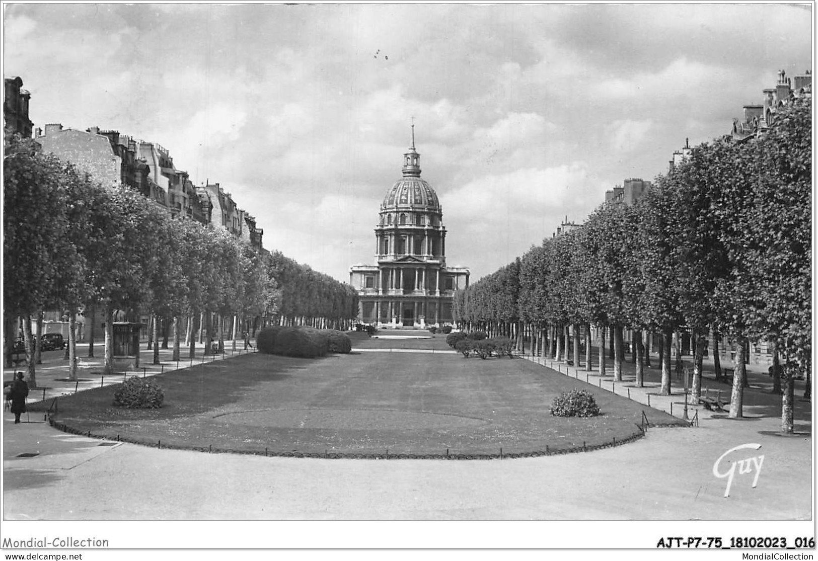 AJTP7-75-0722 - PARIS - Avenue De Breteuil Et Dome Des Invalides   - Mehransichten, Panoramakarten