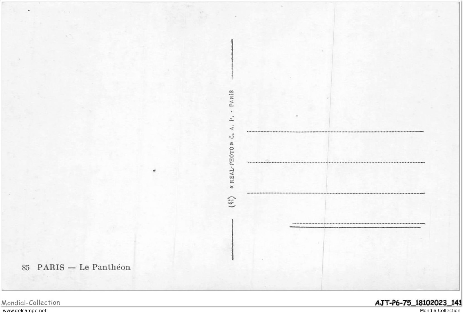 AJTP6-75-06483 - PARIS - Le Panthéon  - Panthéon