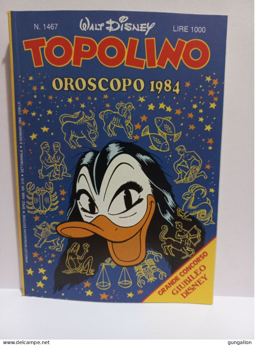 Topolino (Mondadori 1984) N. 1467 - Disney