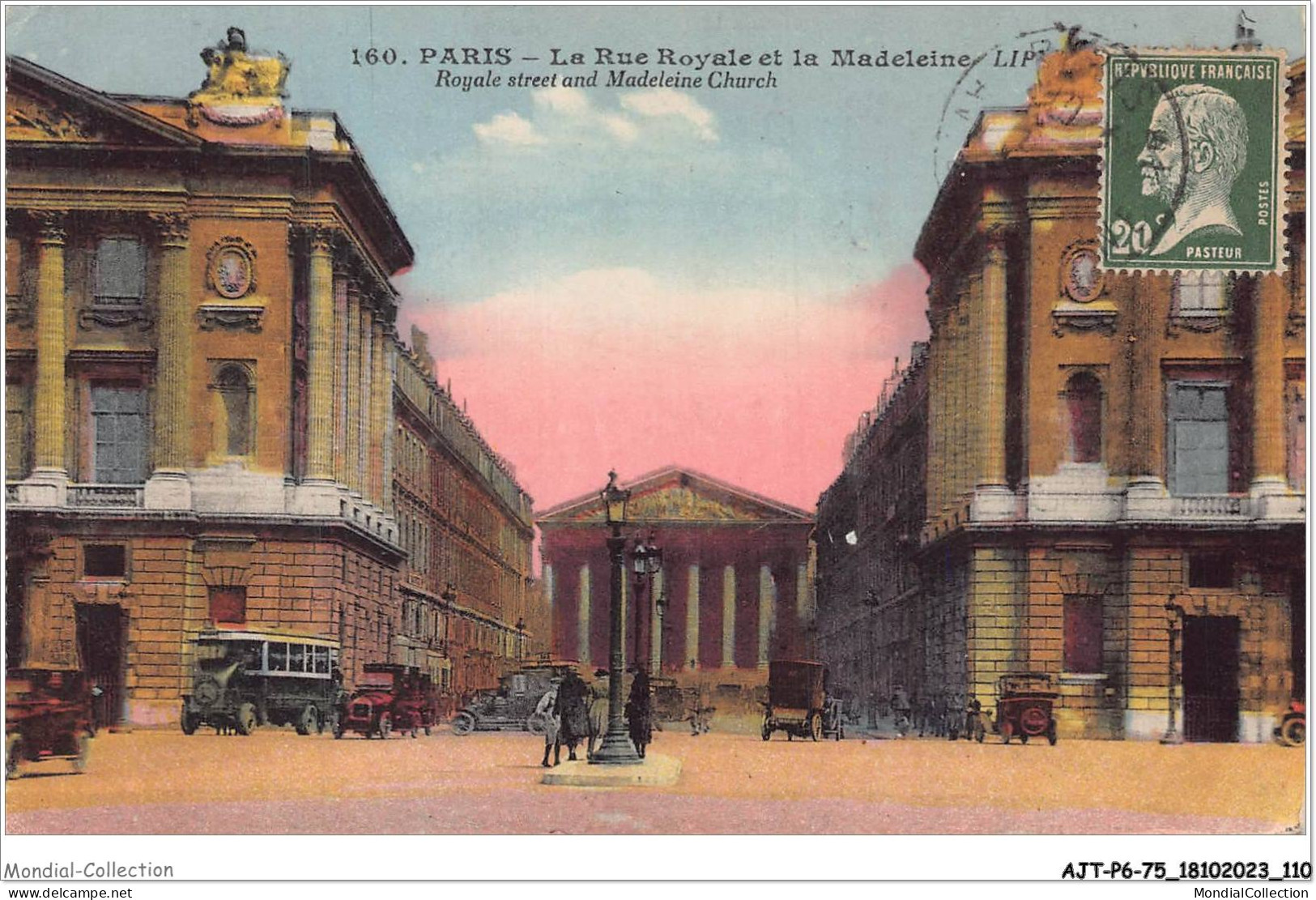 AJTP6-75-06468 - PARIS - Rue Royale Et La Madeleine  - Mehransichten, Panoramakarten