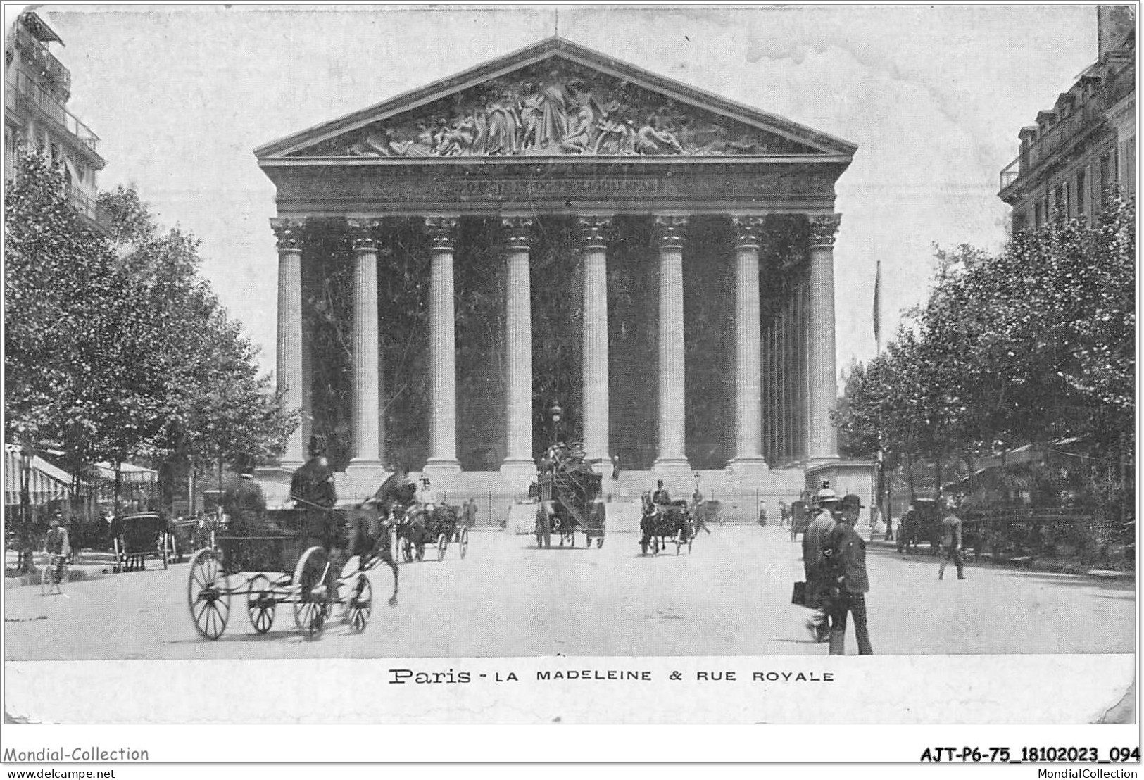 AJTP6-75-06460 - PARIS - La Madeleine Et Rue Royale  - Otros Monumentos