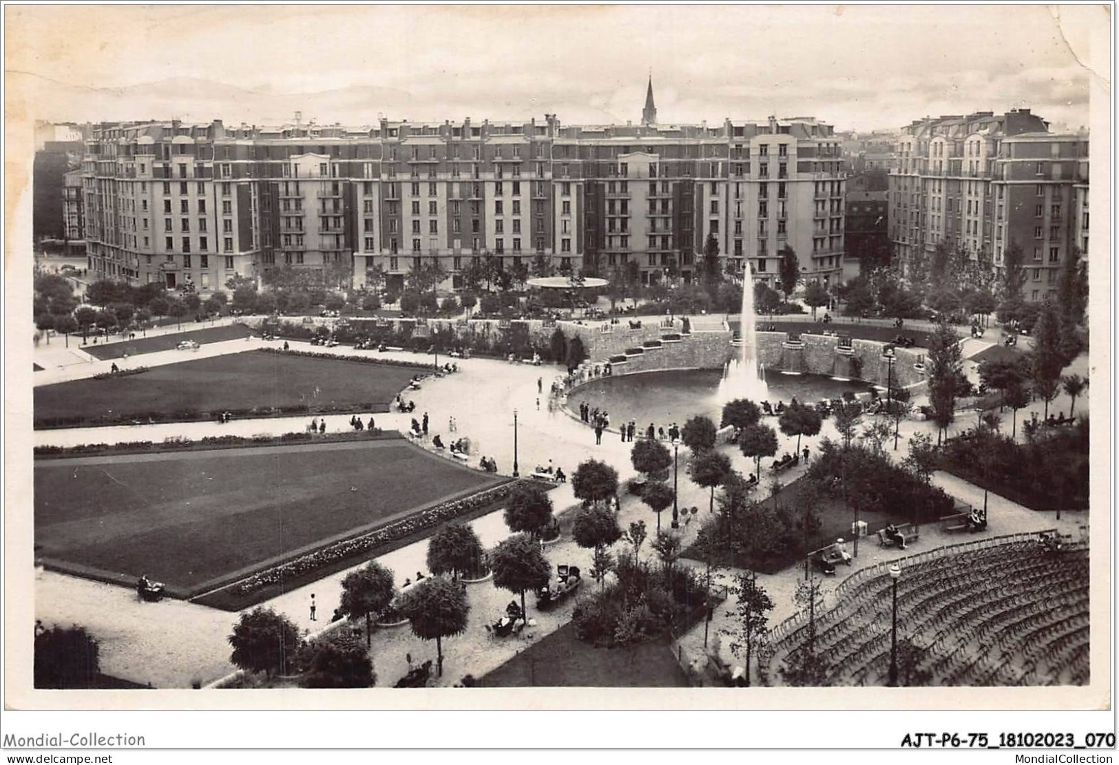 AJTP6-75-0648 - PARIS - Square St Lambert - Plazas