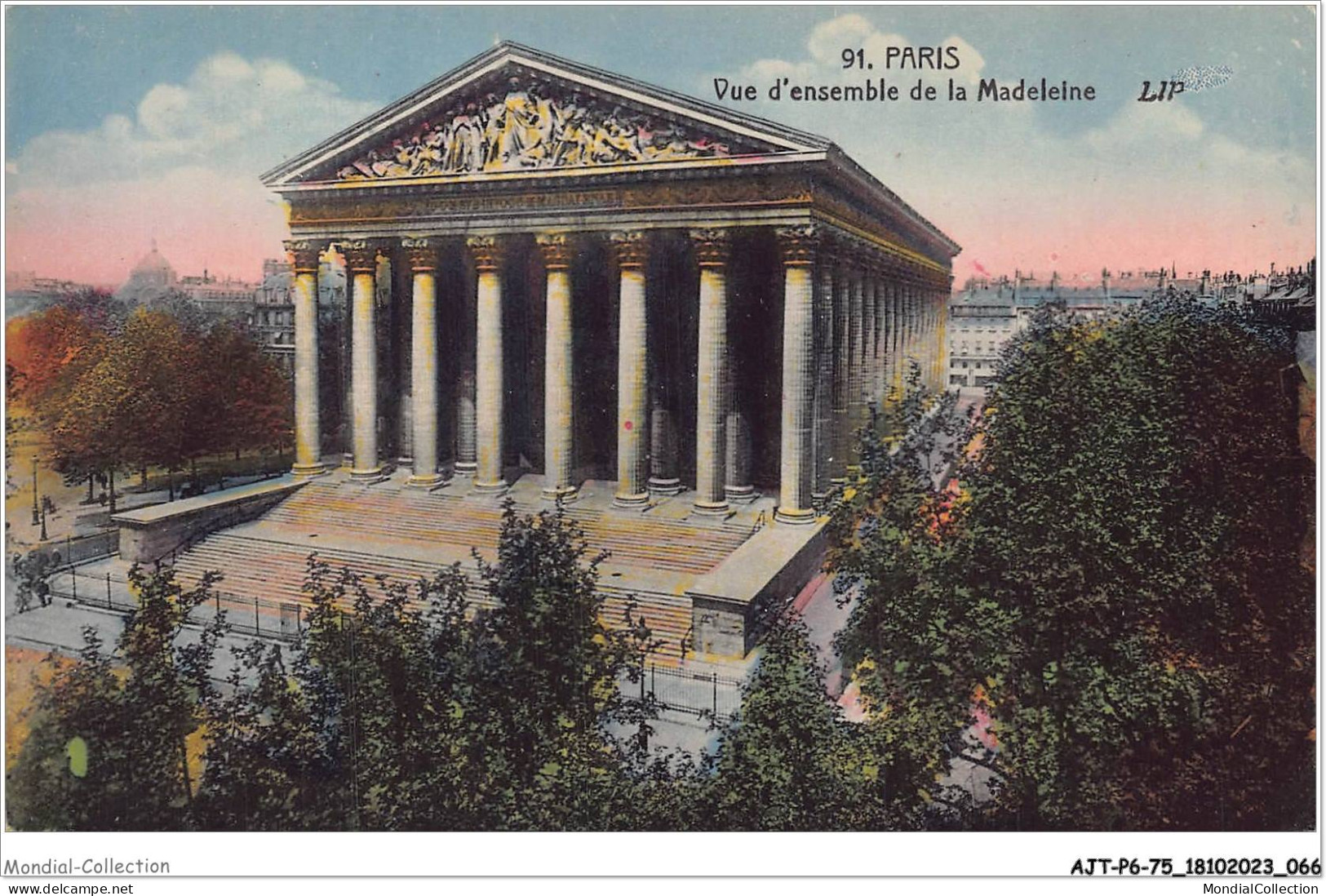 AJTP6-75-0646 - PARIS - Vue D'ensemble De La Madeleine  - Otros Monumentos