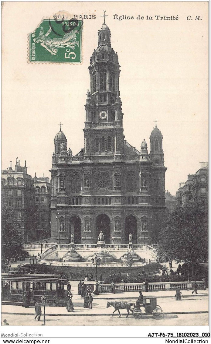 AJTP6-75-0618 - PARIS - Eglise De La Trinité - Kirchen