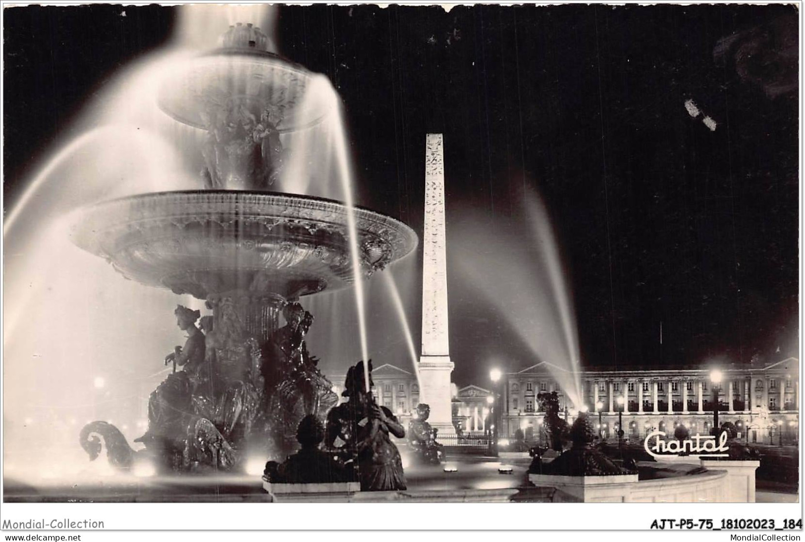 AJTP5-75-0604 - PARIS - Les Illuminations Place De La Concorde  - Paris By Night