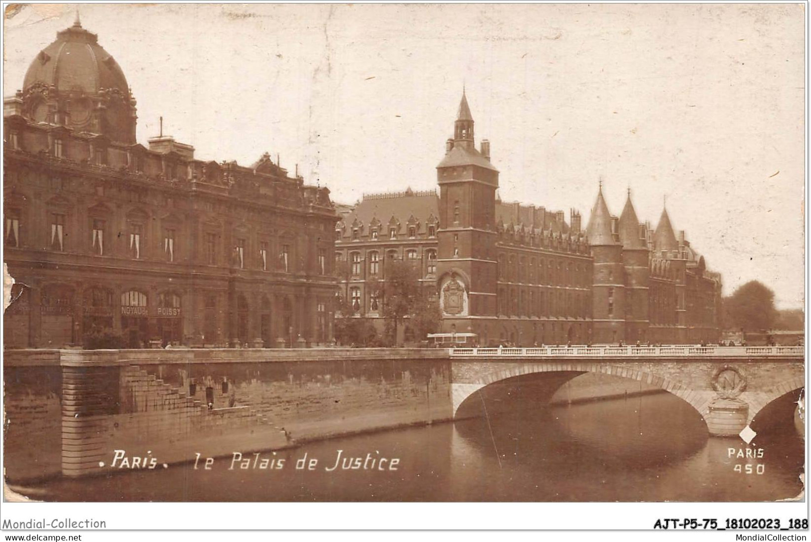 AJTP5-75-0606 - PARIS - Le Palais De La Justice  - Otros Monumentos
