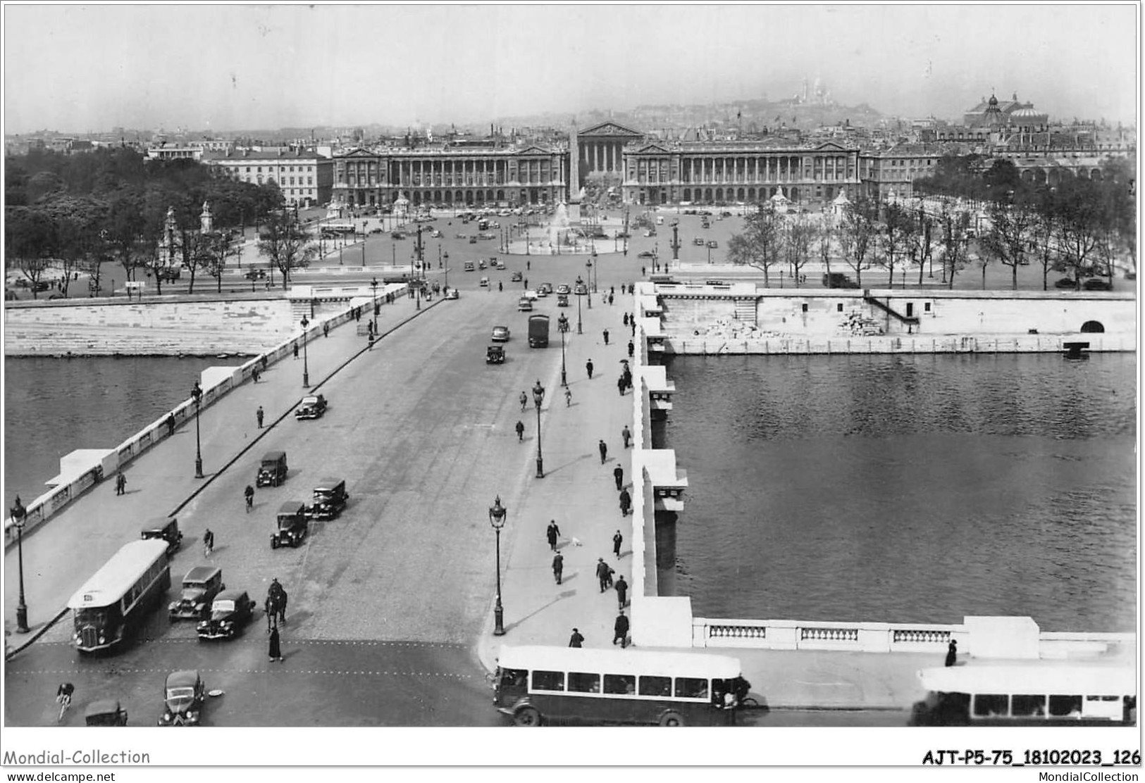 AJTP5-75-0575 - PARIS - Pont De La Place De La Concorde  - Mehransichten, Panoramakarten
