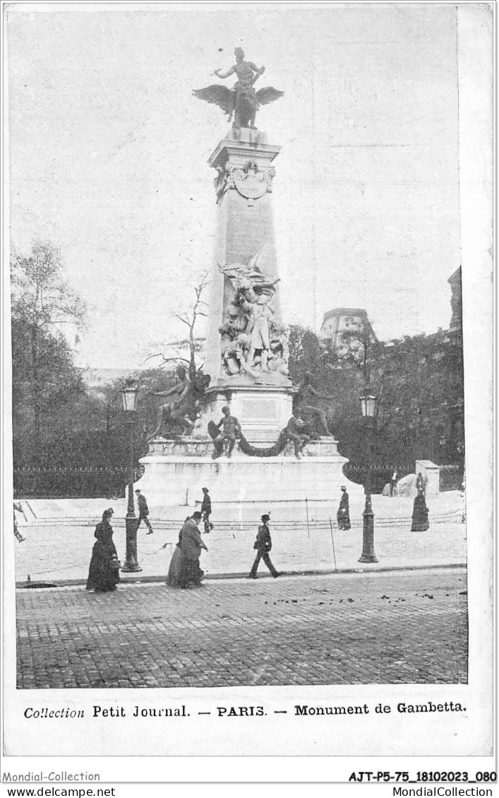 AJTP5-75-0552 - PARIS - Le Monument De Gambetta  - Otros Monumentos