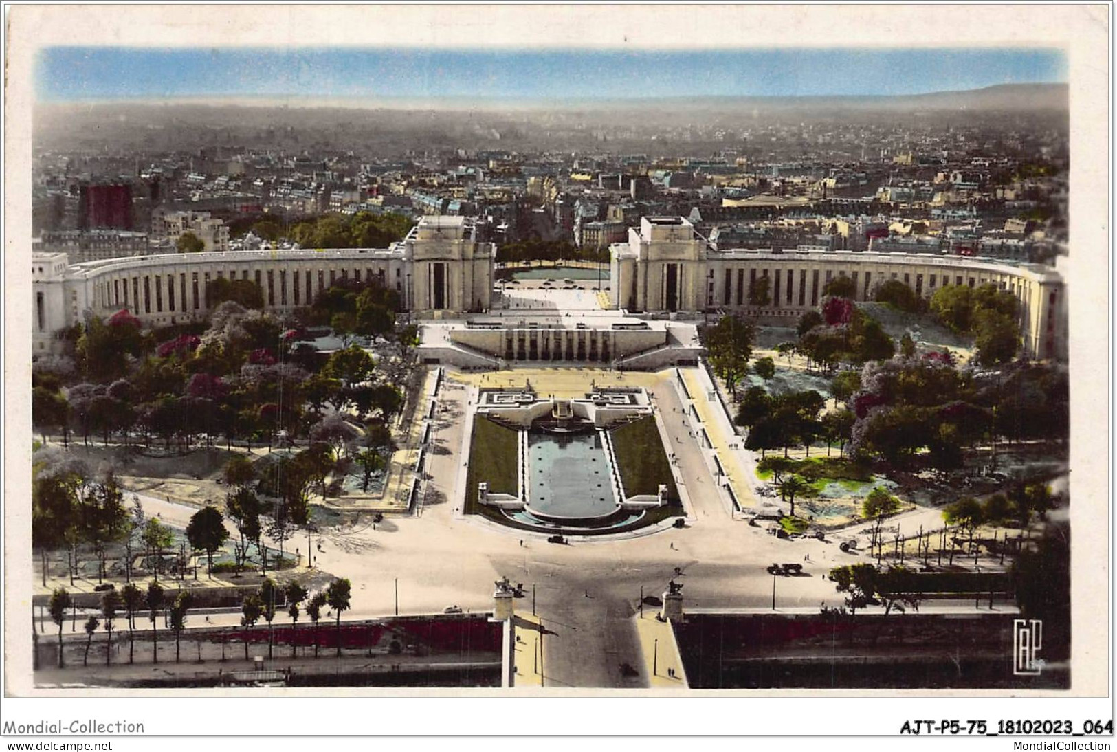 AJTP5-75-0544 - PARIS - Palais De Chaillot  - Mehransichten, Panoramakarten