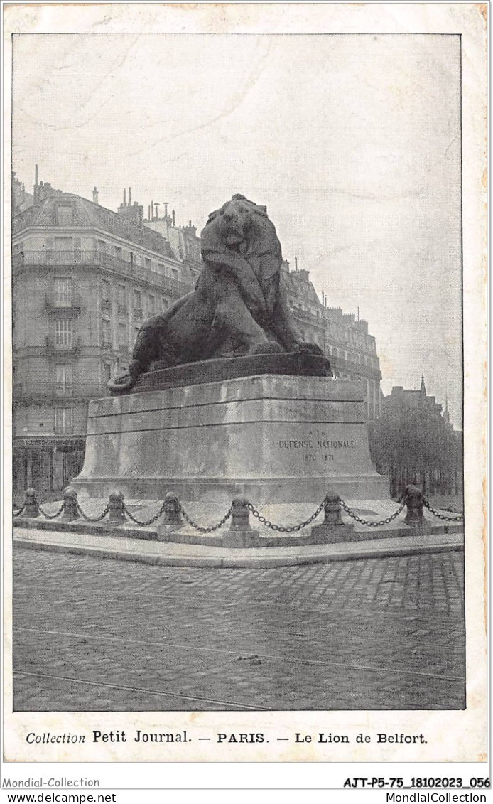 AJTP5-75-0540 - PARIS - Le Lion De Paris  - Statue
