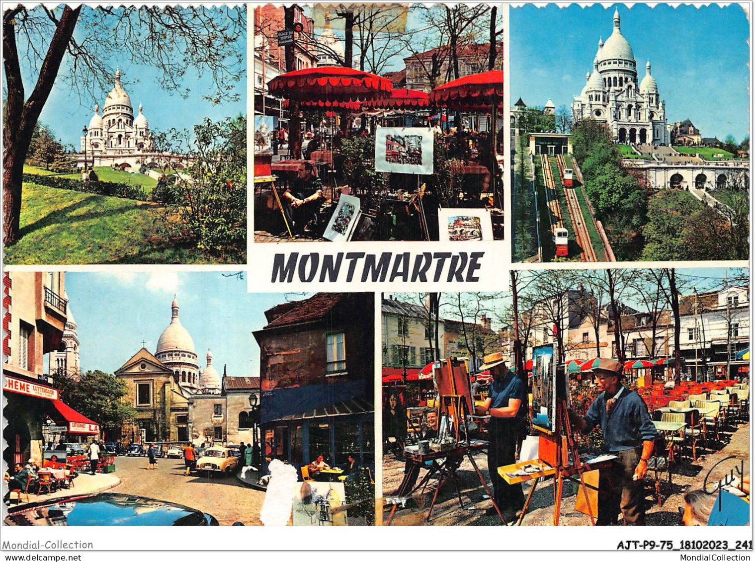 AJTP9-75-01041 - PARIS - Montmartre  - Panorama's
