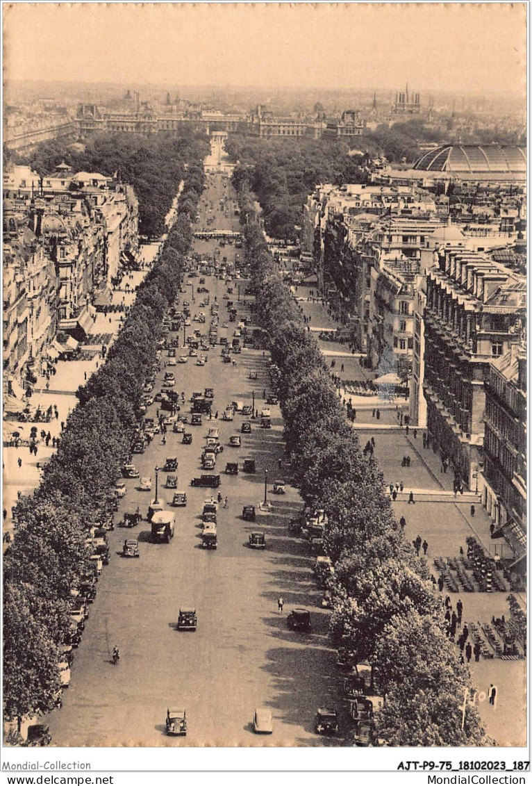 AJTP9-75-01014 - PARIS - Avenue Des Champs-élysées  - Champs-Elysées