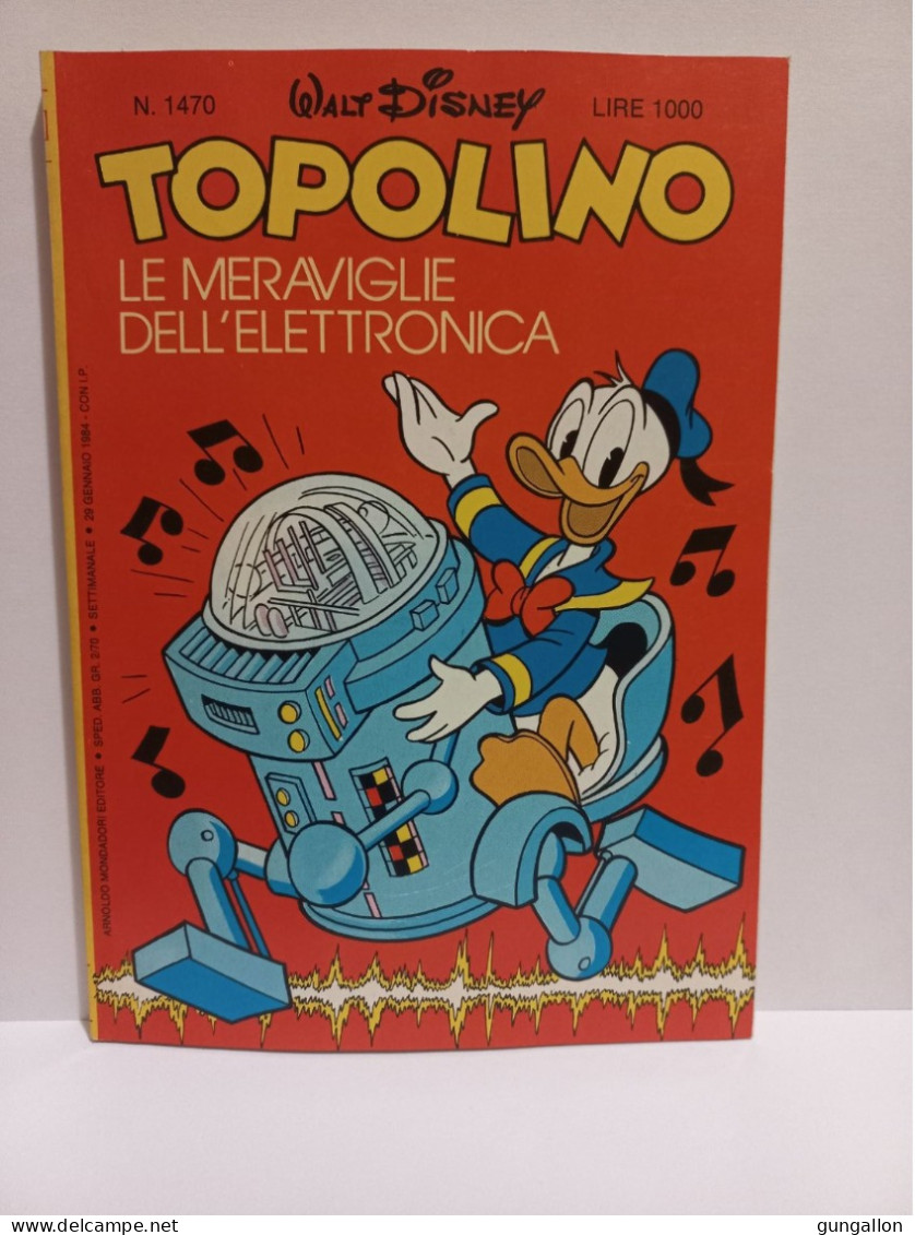 Topolino (Mondadori 1984) N. 1470 - Disney