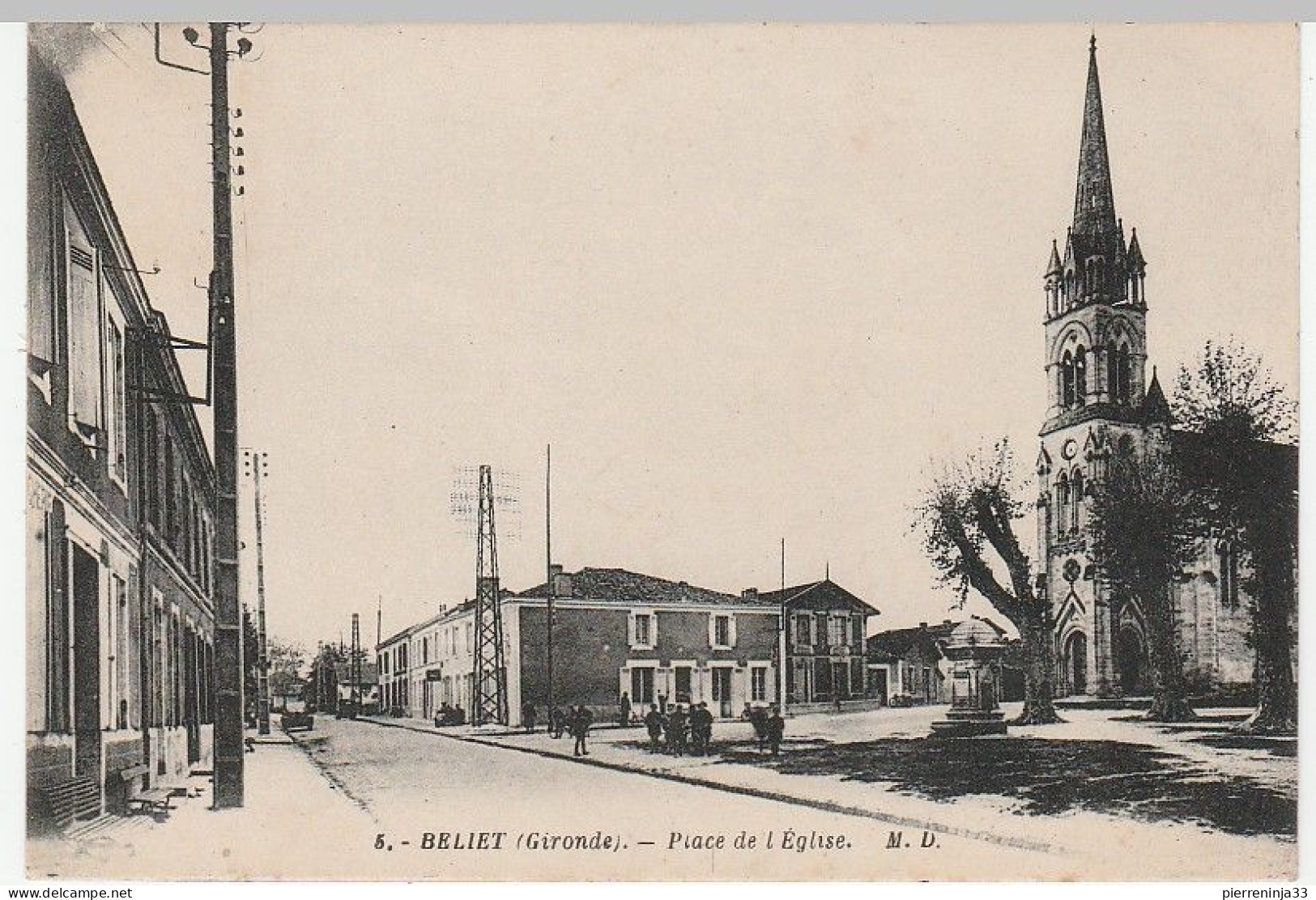 Beliet / Gironde, Place De L'Eglise - Otros & Sin Clasificación