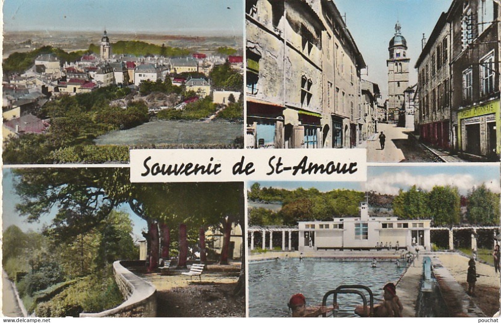 XXX -(39) SOUVENIR DE ST AMOUR - CARTE MULTIVUES COULEURS - 2 SCANS - Other & Unclassified