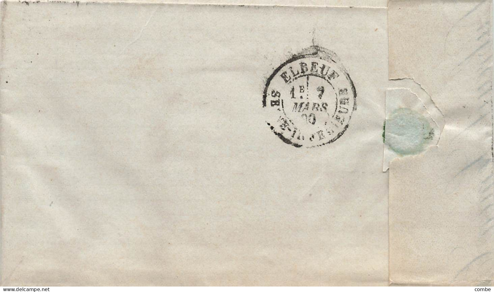 LETTRE. SAGE. 15c. PARIS. 1880. BD DU THEATRE FRANCAIS. E.DUBREUIL, SEMEN, CHALEIX & ROUSSEL. RUE DES BONS ENFANTS - 1877-1920: Période Semi Moderne