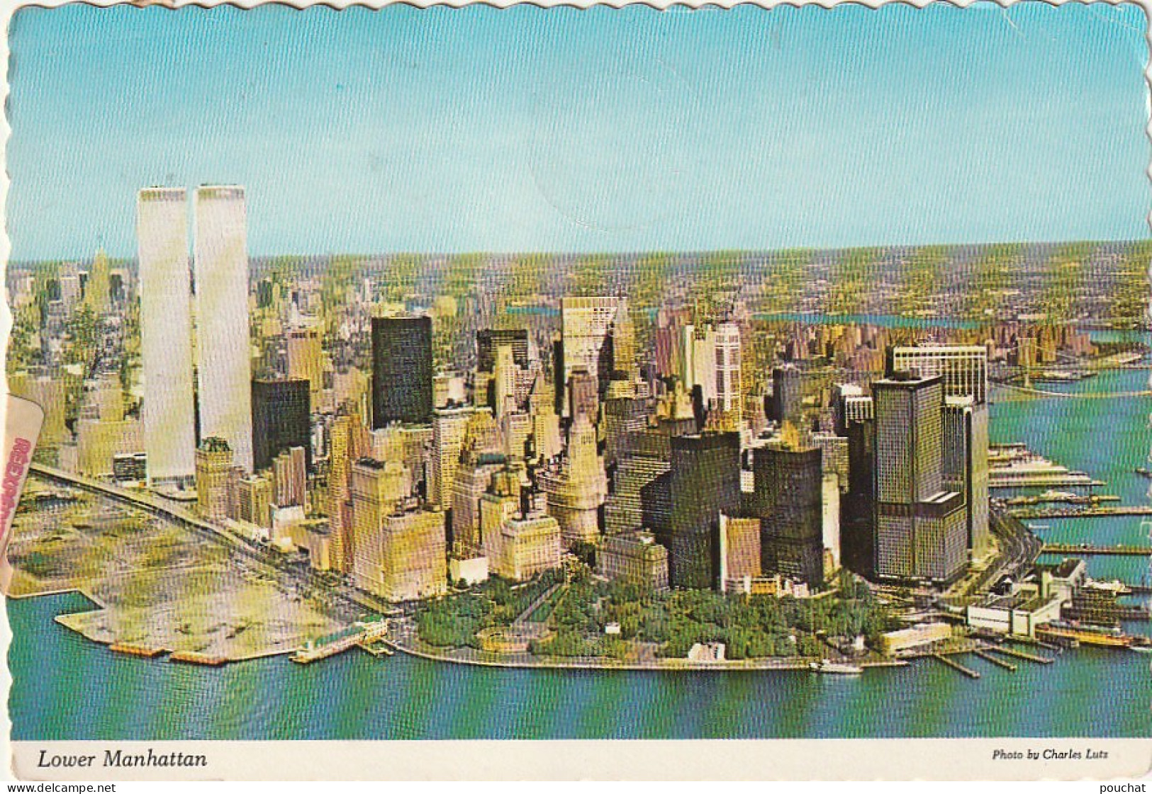XXX - NEW YORK , U.S.A - LOWER MANHATTAN - AERIAL VIEW - PHOT. BY CHARLES LUTZ - Manhattan