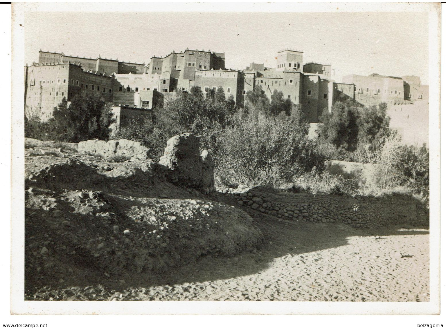 MAROC  KELAAT-M'GOUNA, TINGHIR ?? Région Drâa-Tafilalet - PHOTOGRAPHIE 1910-20 - Lieu Exact à Identifié Cliché TRES RARE - Autres & Non Classés