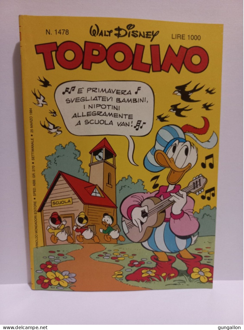 Topolino (Mondadori 1984) N. 1478 - Disney