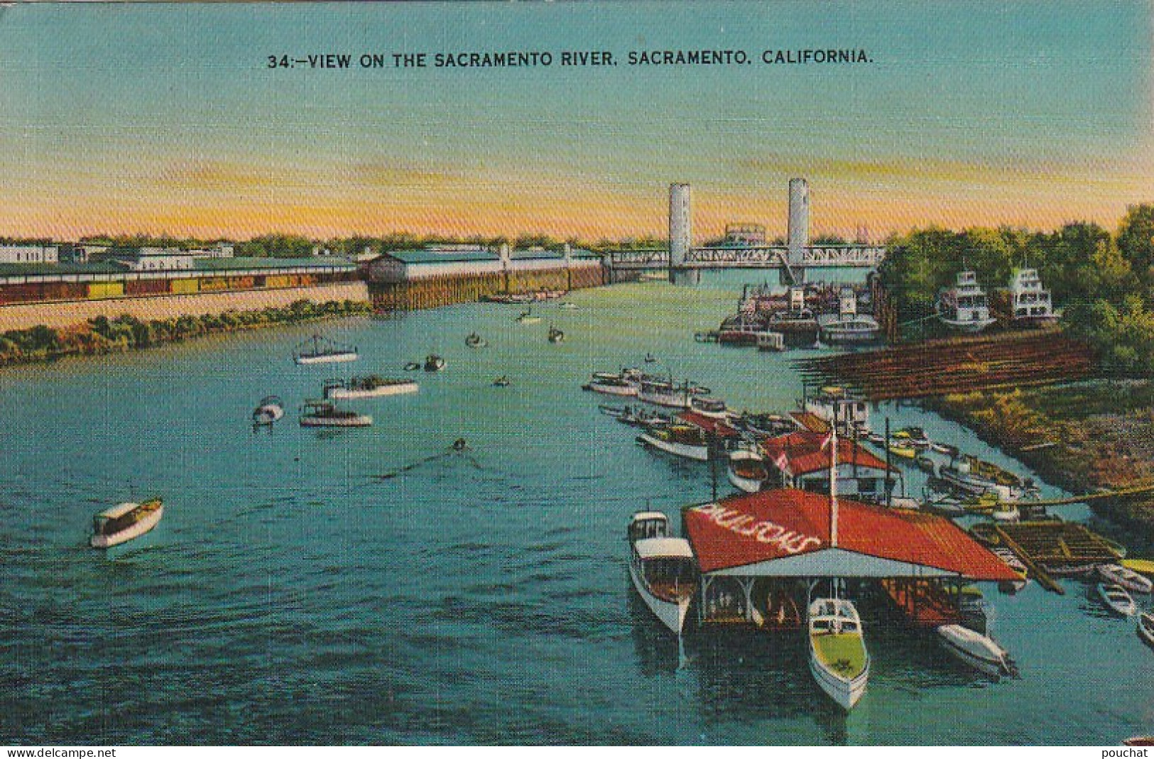 XXX - SACRAMENTO , U.S.A - VIEW ON THE SACRAMENTO RIVER  , CALIFORNIA - - Sonstige & Ohne Zuordnung