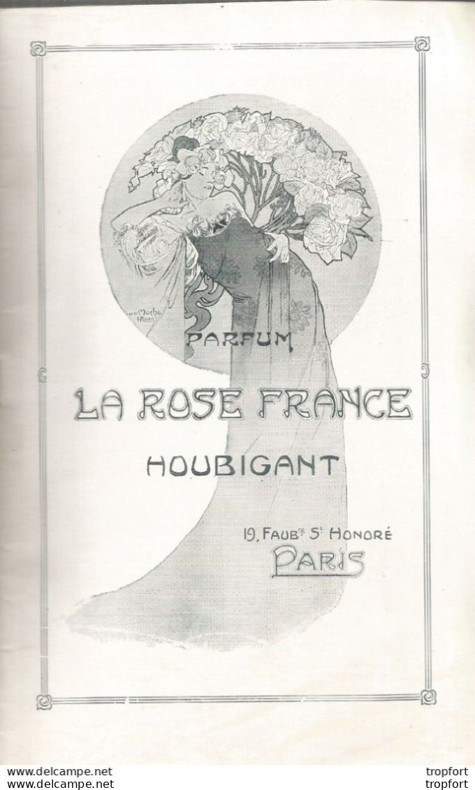 Programme Opera 1910 THEATRE PARIS LA FLUTE ENCHANTEE PUB DESSIN MUCHA - Programmes