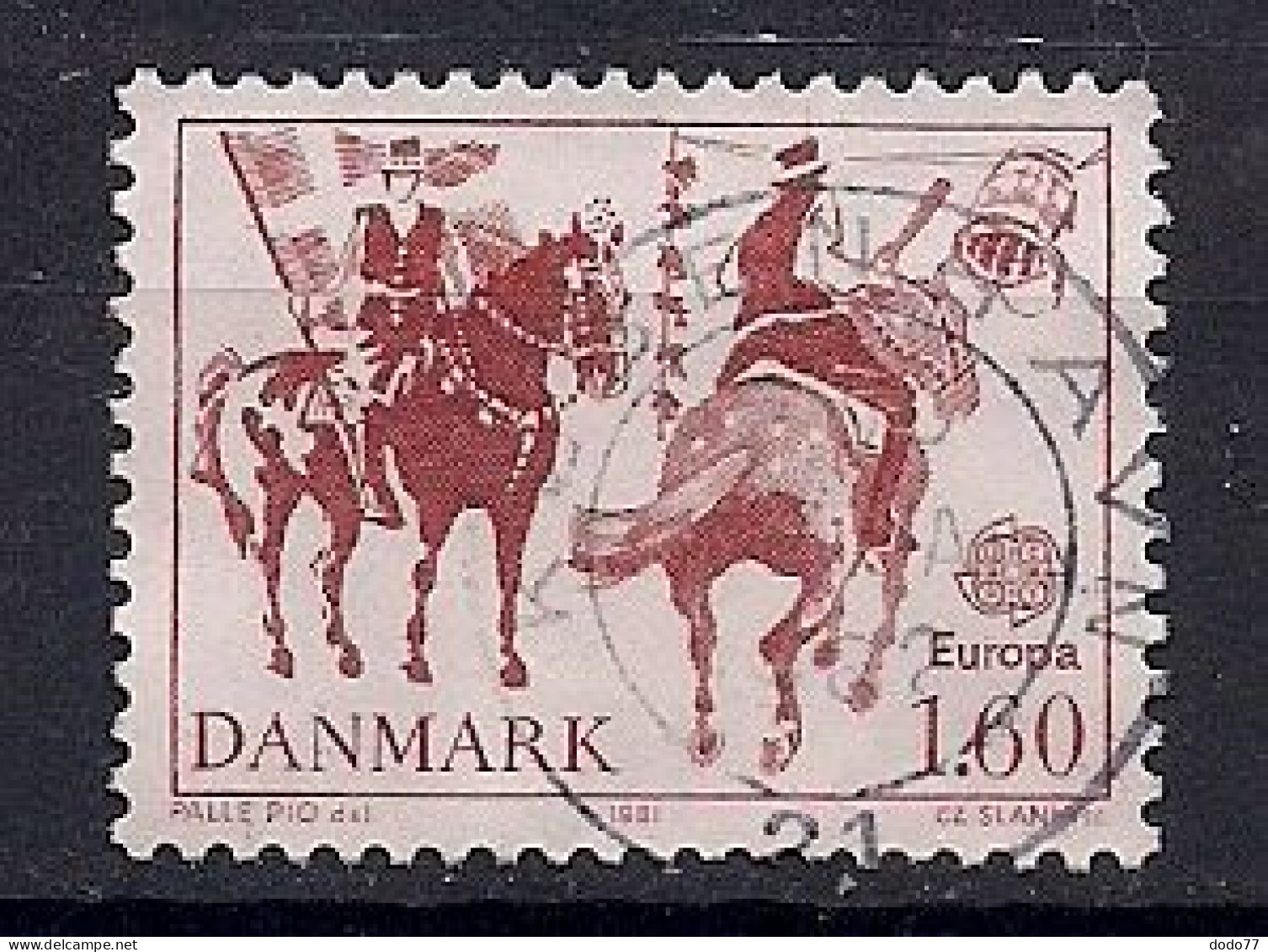 DANEMARK    EUROPA   N°  733   OBLITERE - Used Stamps
