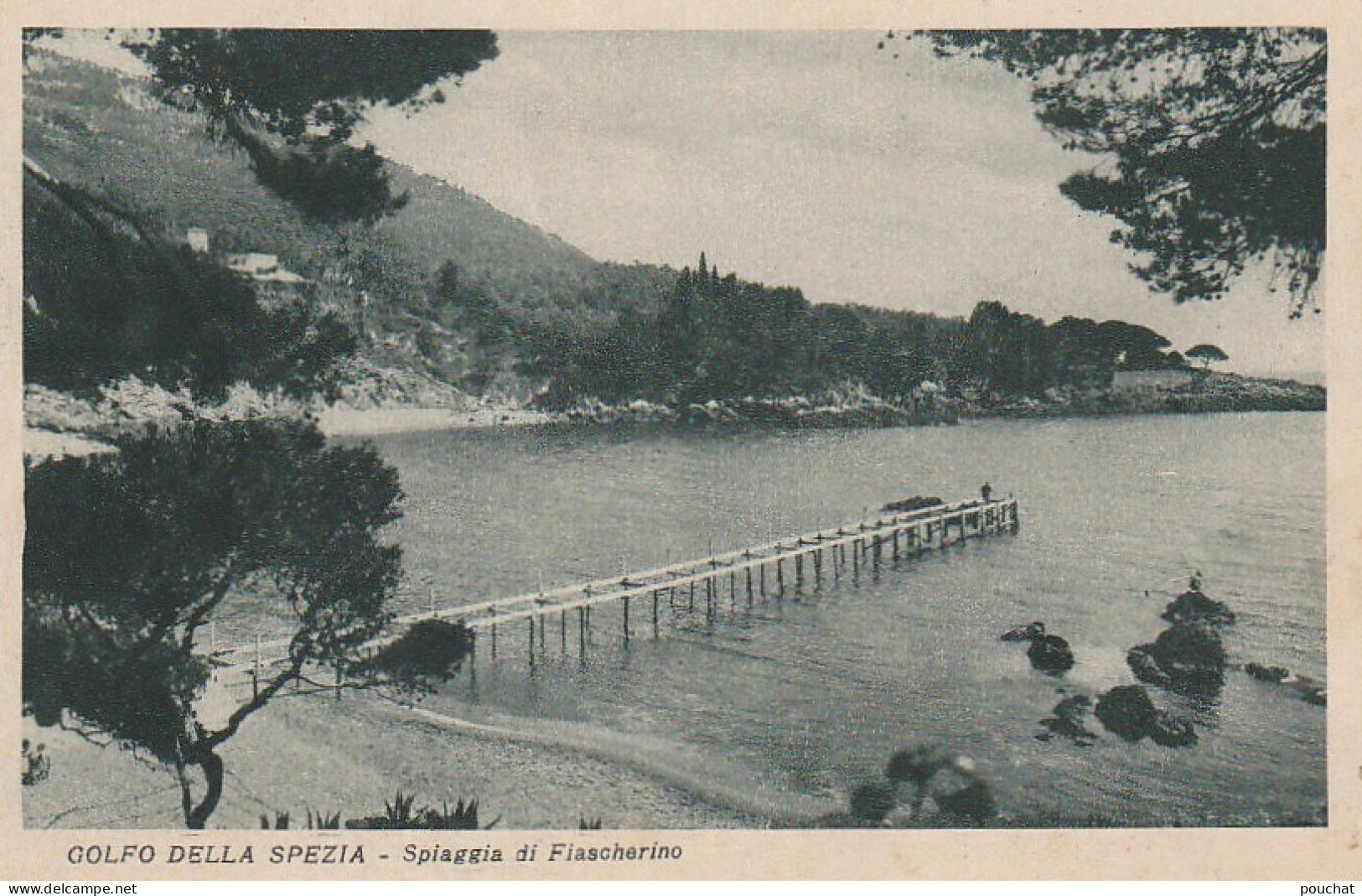 XXX - GOLFO DELLA SPEZIA ( ITALIA ) - SPIAGGIA DI FIASCHERINO - 2 SCANS - La Spezia