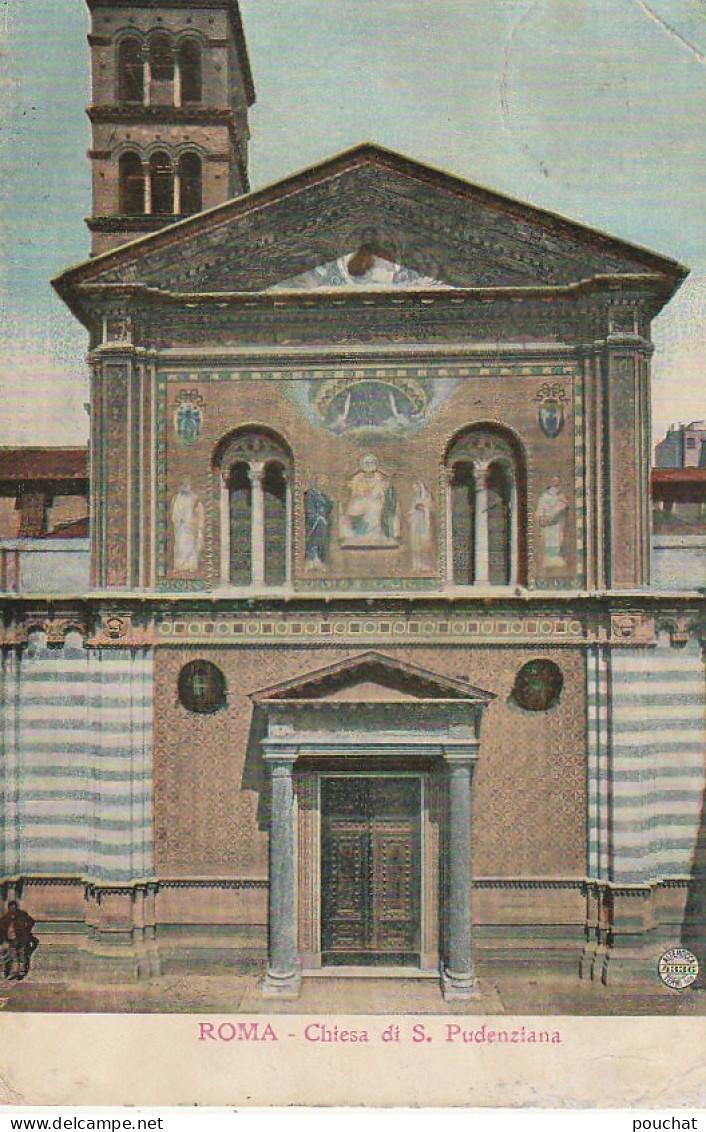 XXX - ROMA ( ITALIA ) - CHIESA DI S. PUDENZIANA - 2 SCANS - Eglises